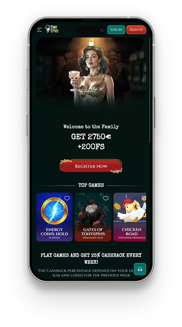 TonySpins application